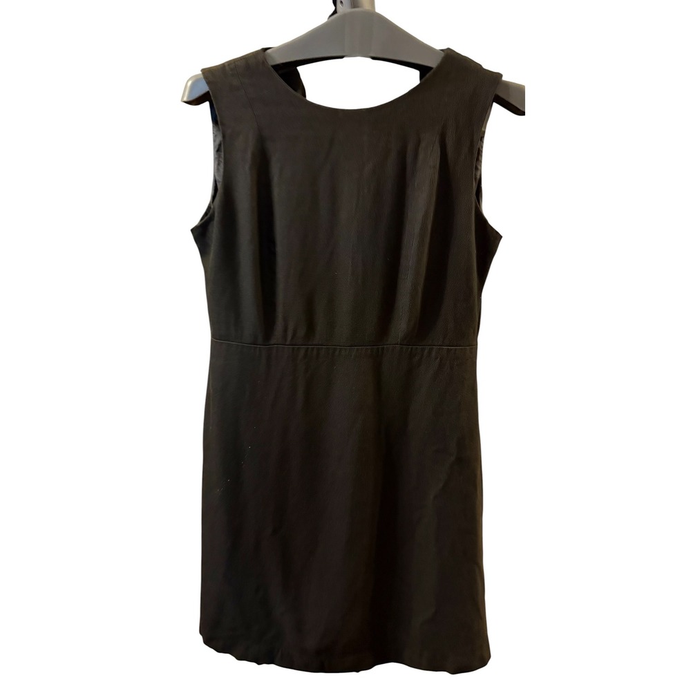 Gap Womens Black Sleeveless Rayon Crepe Shift Dress Size 8 123237-01-1 - Picture 2 of 11